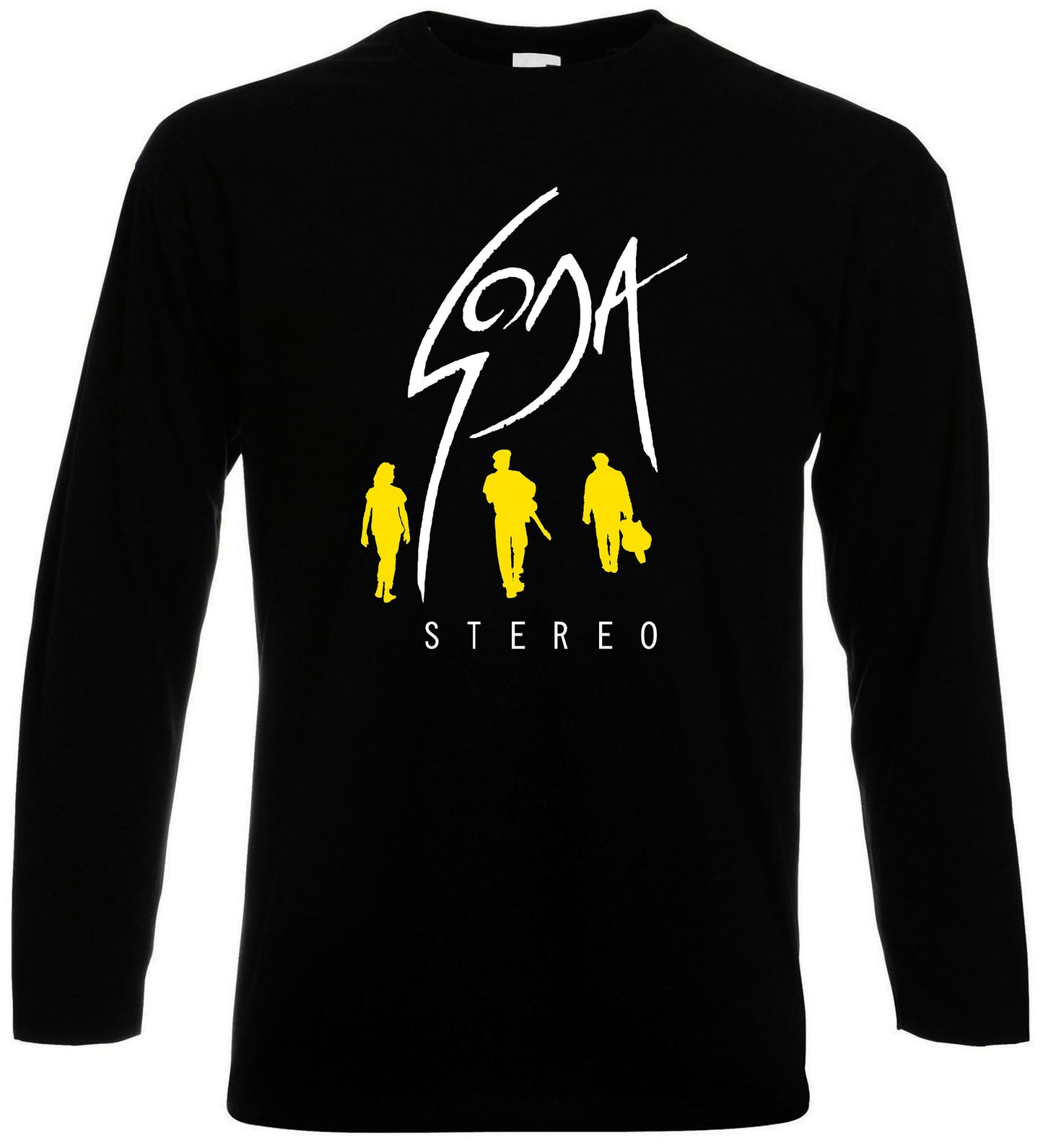 Rock en español: S Stereo Los Languis Long Sleeve T-Shirt Playera