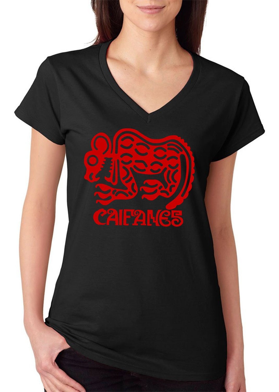 Rock en español caifanes women's v-neck t-shirt