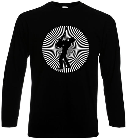 Rock en español: G Cerati Ahi Vamos Long Sleeve T-Shirt Playera