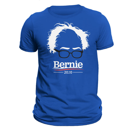 Bernie Sanders 2020 Election Hair & Glasses Men's T-Shirt