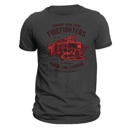 Firefighter Fire Department Fire Truck Men's T-Shirt