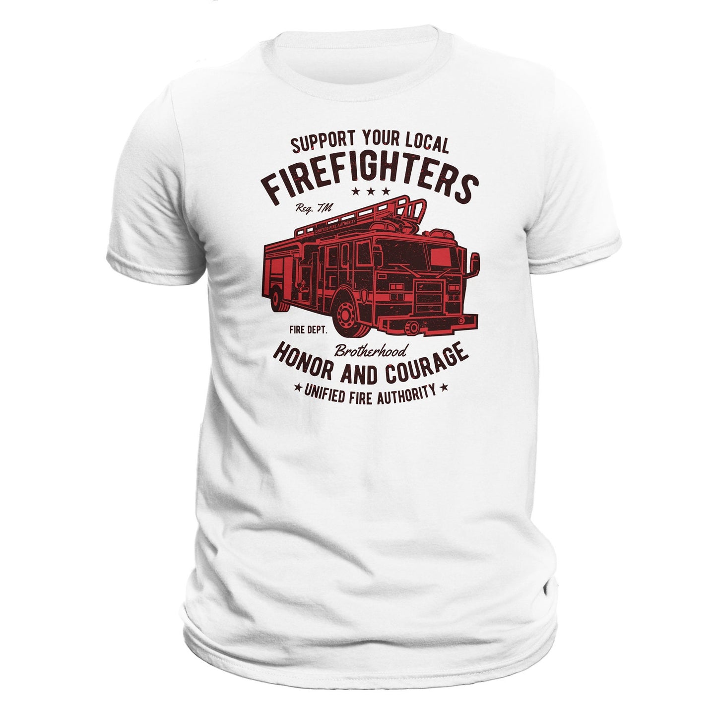 Firefighter Fire Department Fire Truck Men's T-Shirt