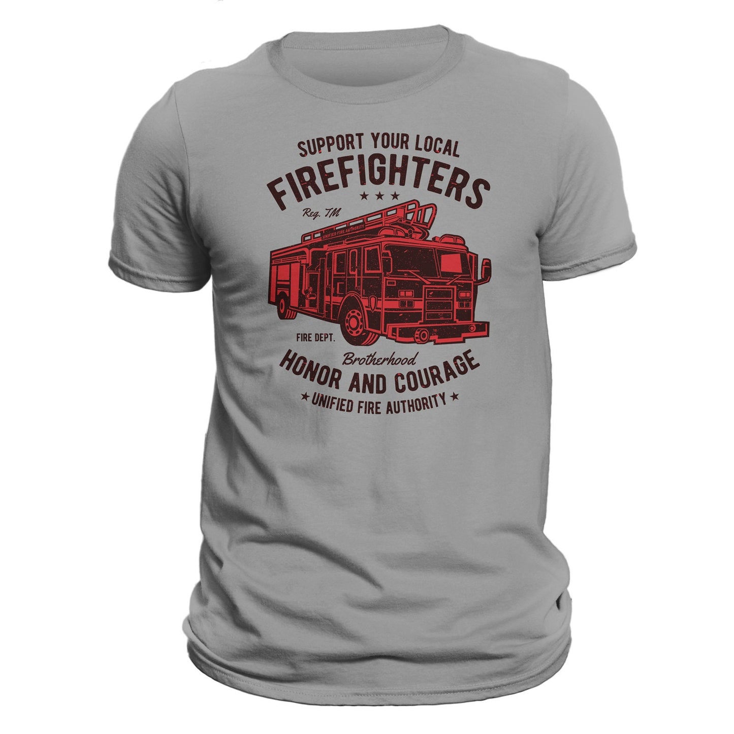 Firefighter Fire Department Fire Truck Men's T-Shirt