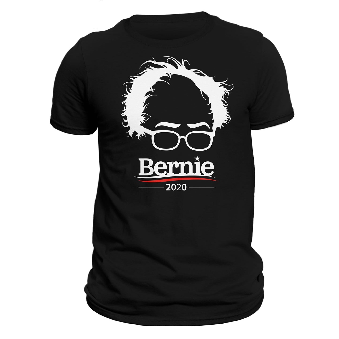 Bernie Sanders 2020 Election Hair & Glasses Men's T-Shirt