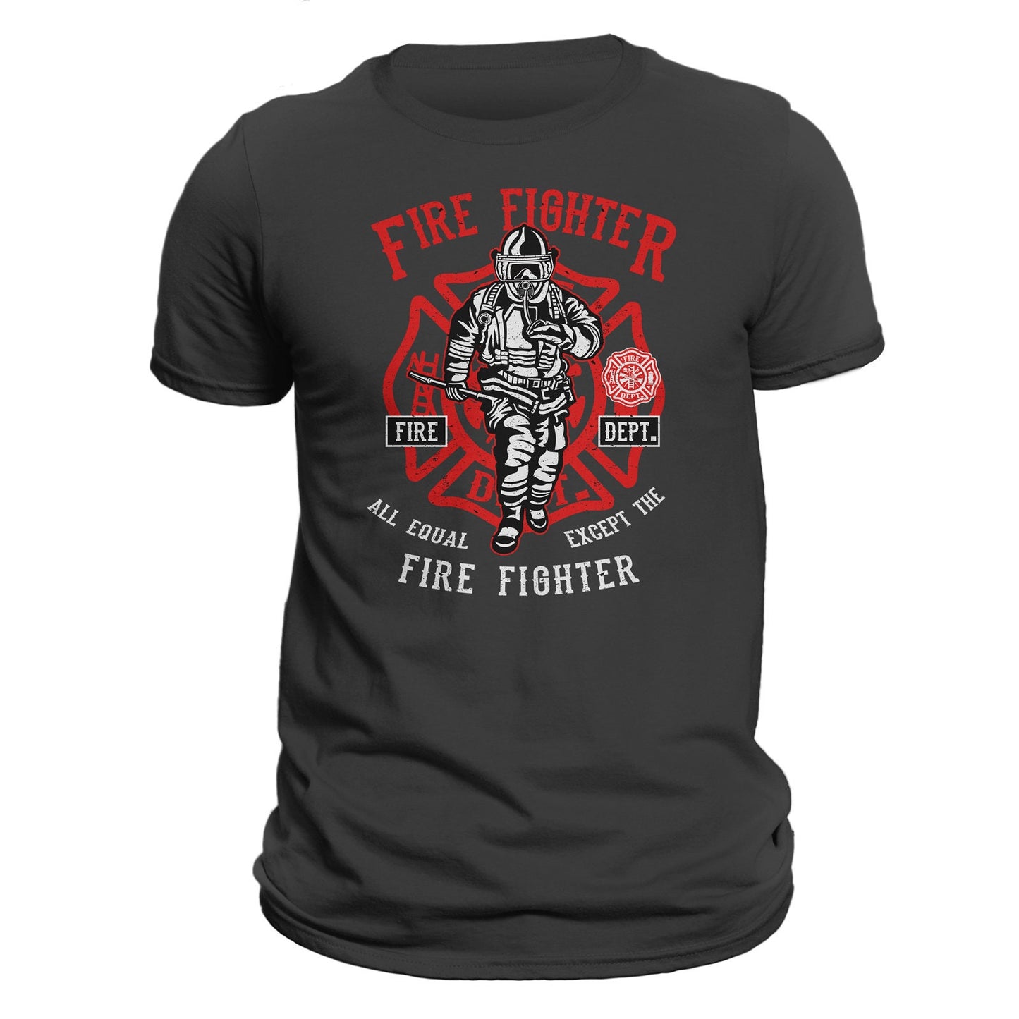 Fire Department Firefighter Retro Men's T-Shirt