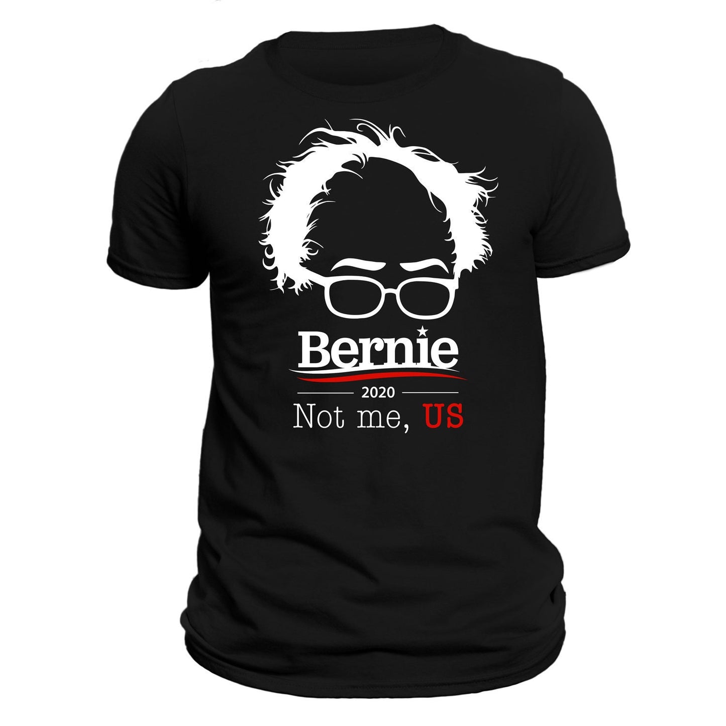 Bernie Sanders Not Me US 2020 Hair & Glasses Men's T-Shirt