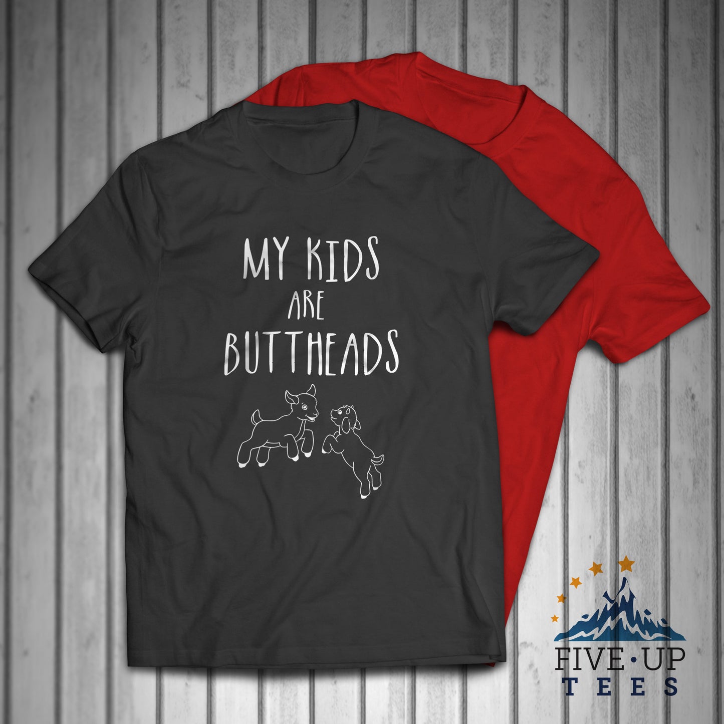 My Kids Are Buttheads Goats Farm Men's T-shirt