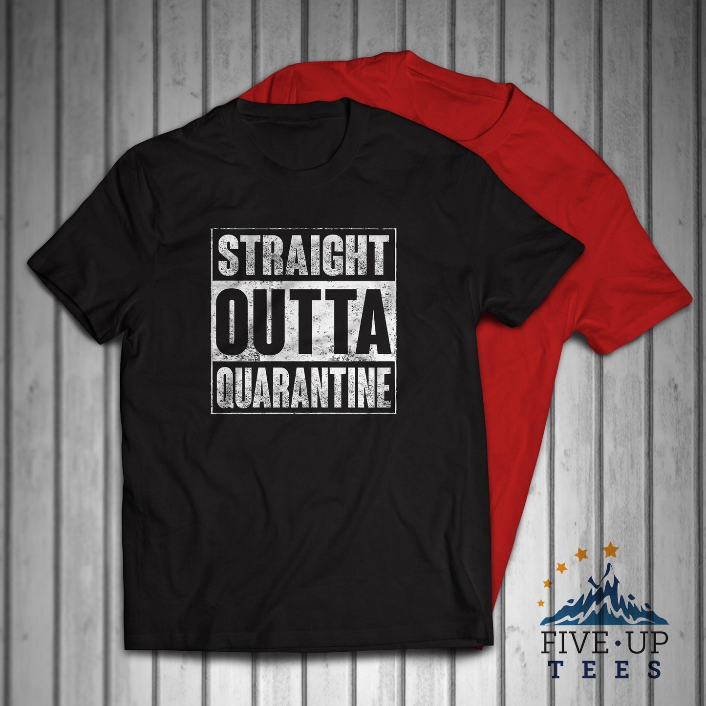 Straight Outta Quarantine Men's T-shirt