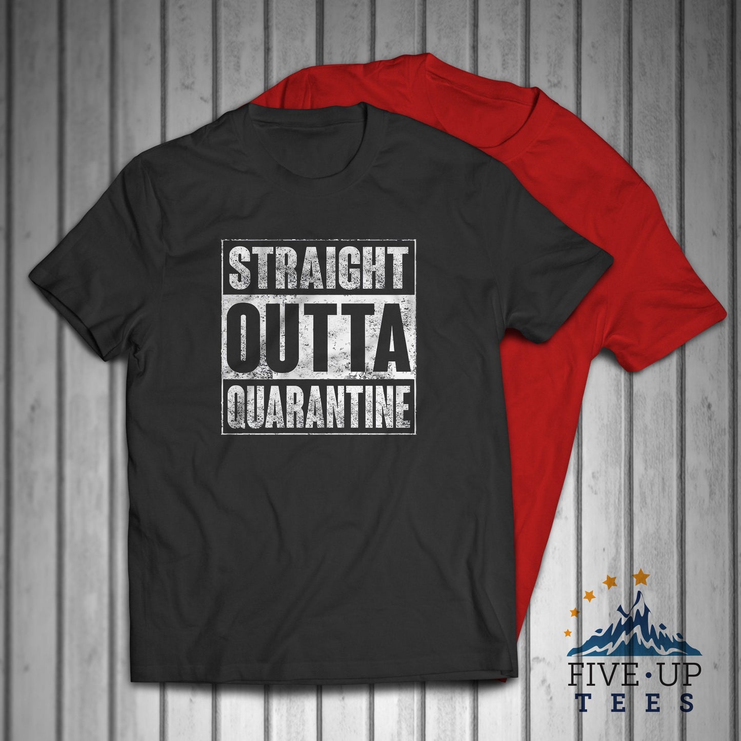 Straight Outta Quarantine Men's T-shirt