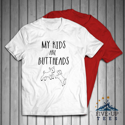 My Kids Are Buttheads Goats Farm Men's T-shirt