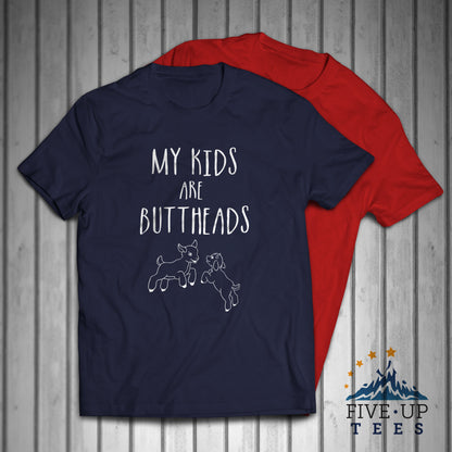 My Kids Are Buttheads Goats Farm Men's T-shirt