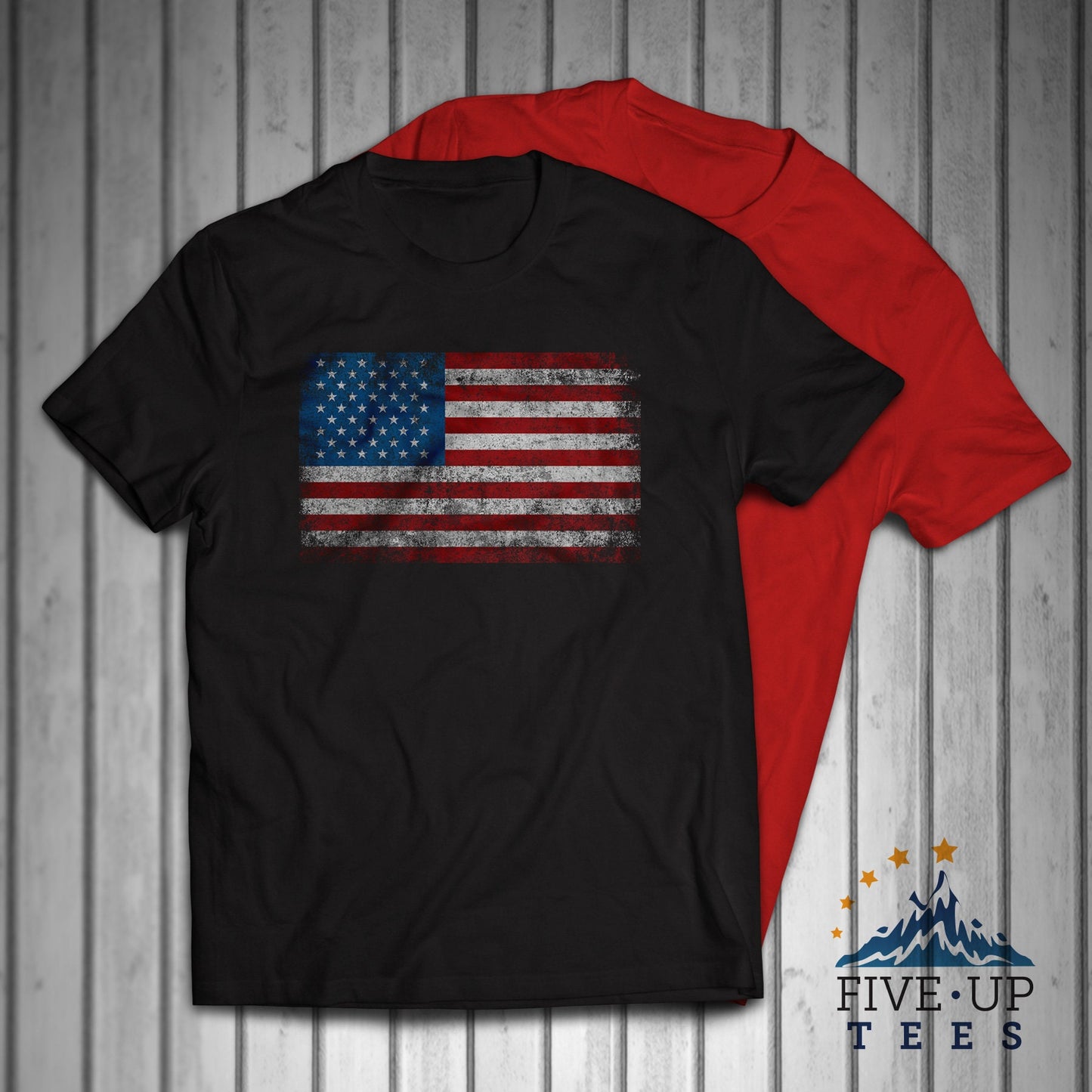 United States of America Flag Patriotic Men's T-shirt