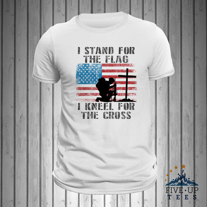 I Stand for the Flag I Kneel for the Cross T-shirt