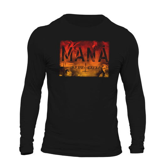 MANA Arde El Cielo Men's Long Sleeve T-Shirt Playera