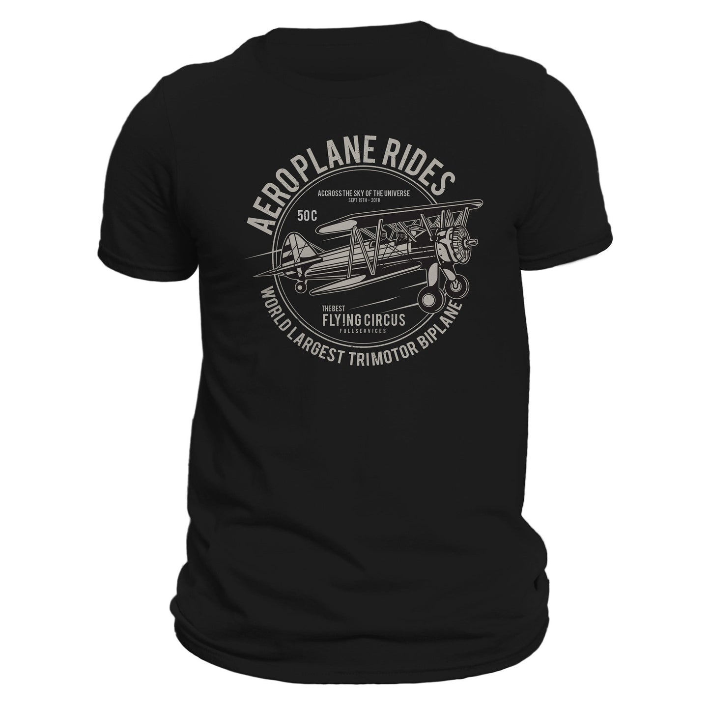 Airplane Pilot Flying Aeroplane Men's T-Shirt