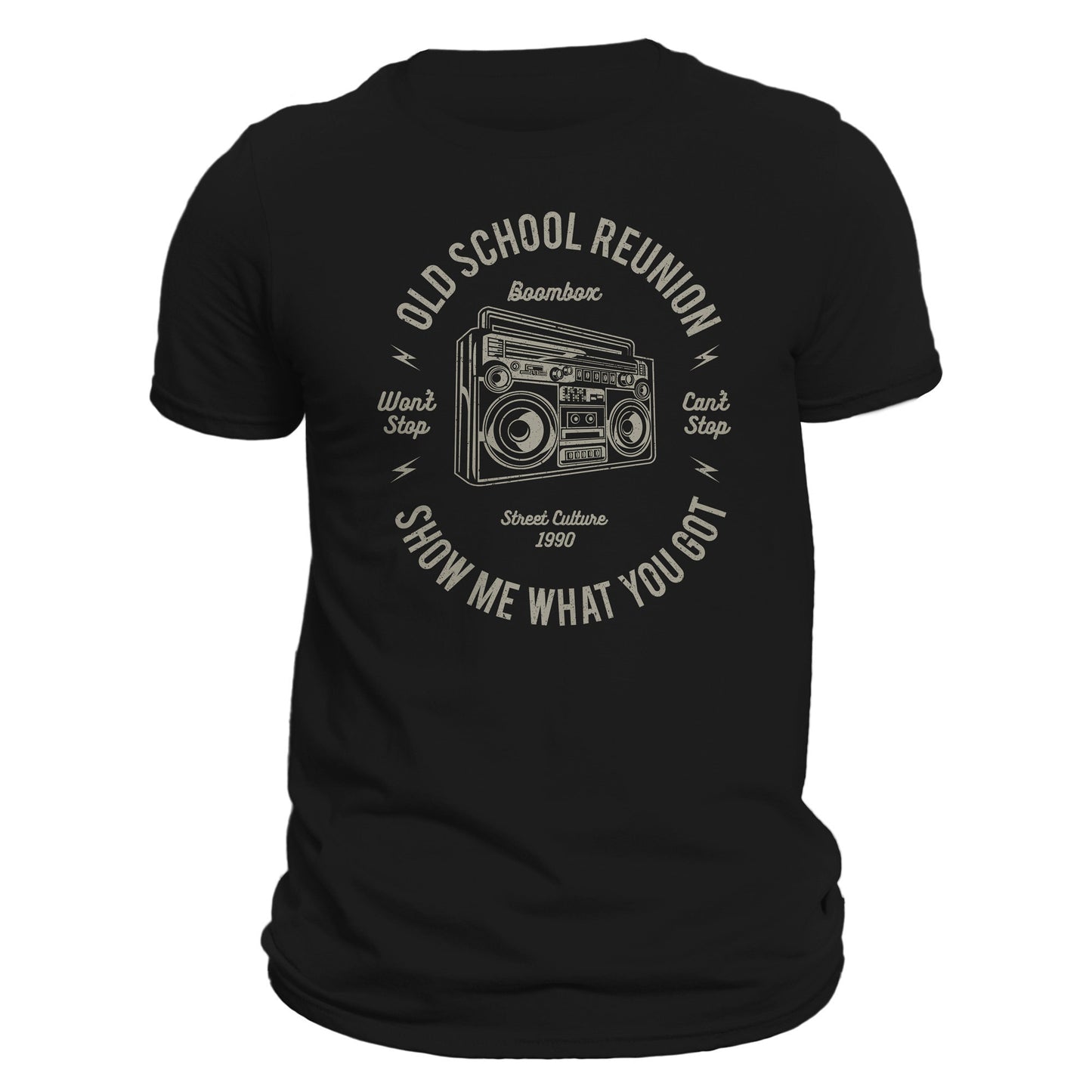 Old School Reunion Boombox Retro Men's T-Shirt