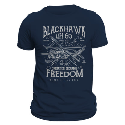 Black Hawk Air Force Military Support Men's T-Shirt