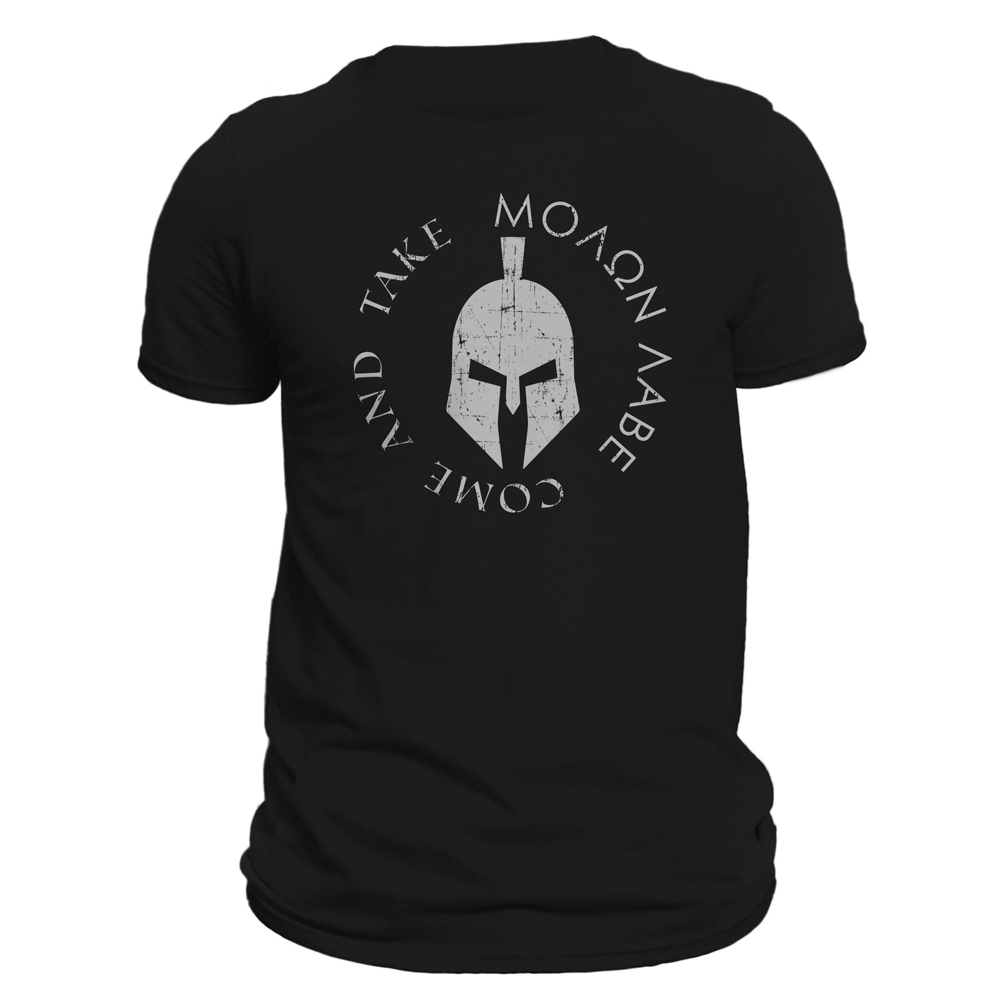 Molon Labe Spartan Warrior Helmet Men's T-Shirt