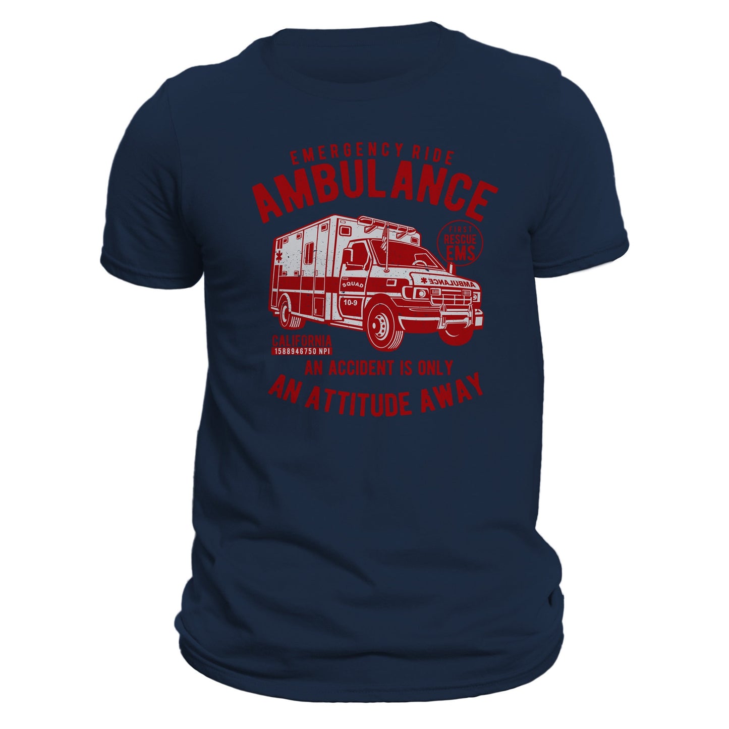 EMS / EMT Paramedic First Responder Ambulance Men's T-Shirt