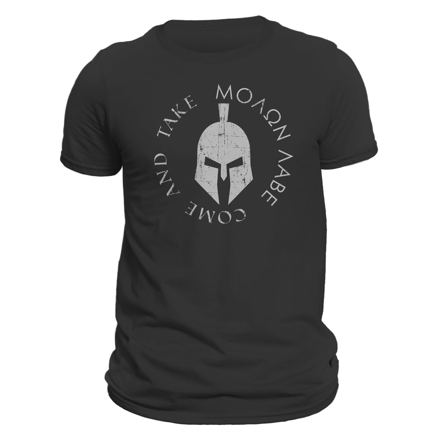 Molon Labe Spartan Warrior Helmet Men's T-Shirt