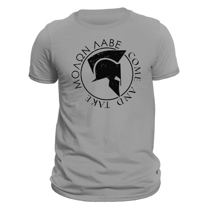 Molon Labe Spartan Warrior Men's T-Shirt