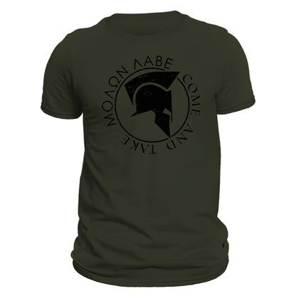 Molon Labe Spartan Warrior Men's T-Shirt