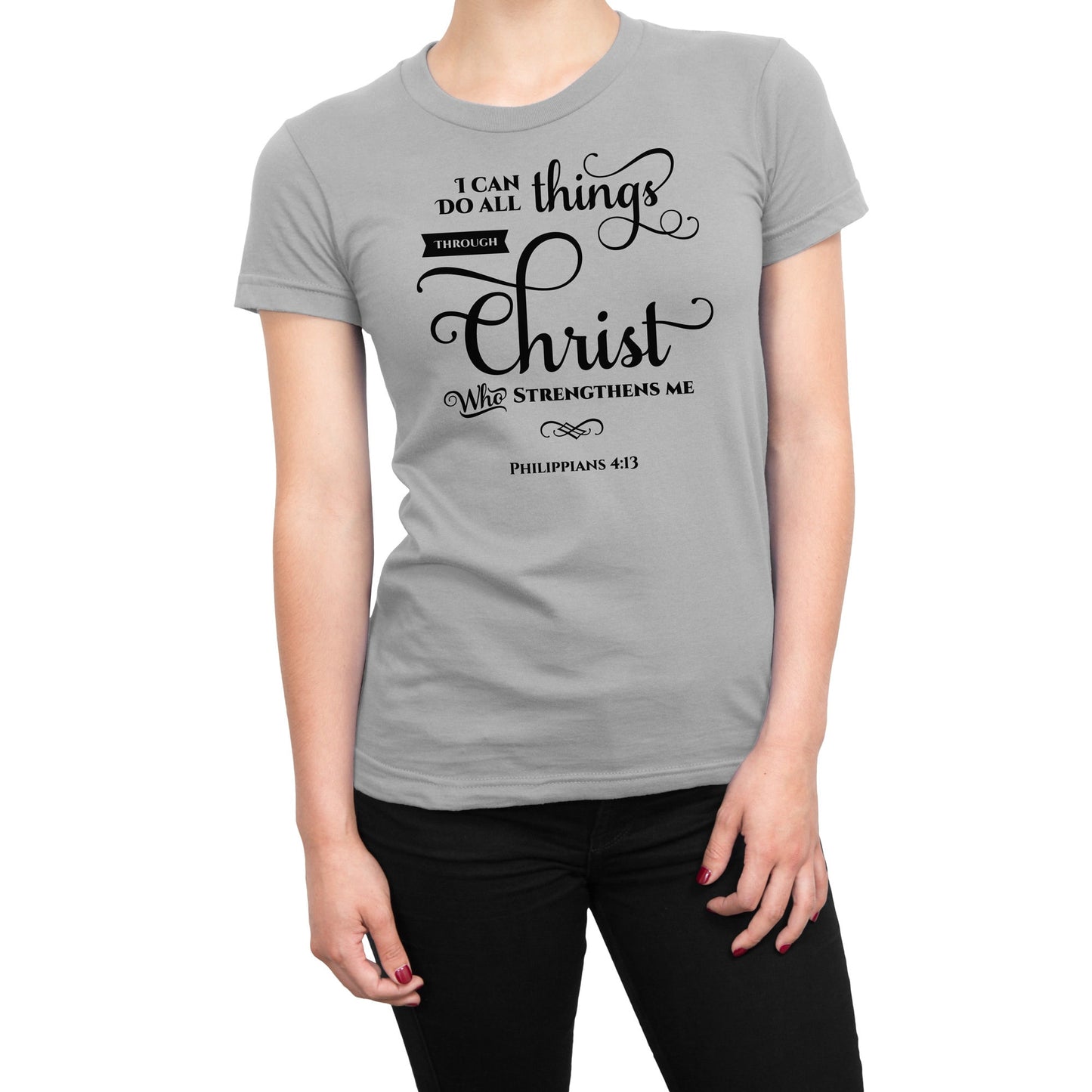 I Can Do All Things Through Christ Religious Christian T-Shirt