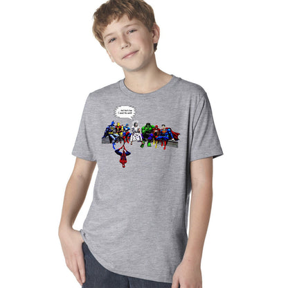 Jesus & Superheroes Original And That's How I Saved The World Kids T-Shirt