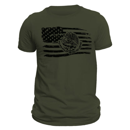 Mexican American Flag T-Shirt