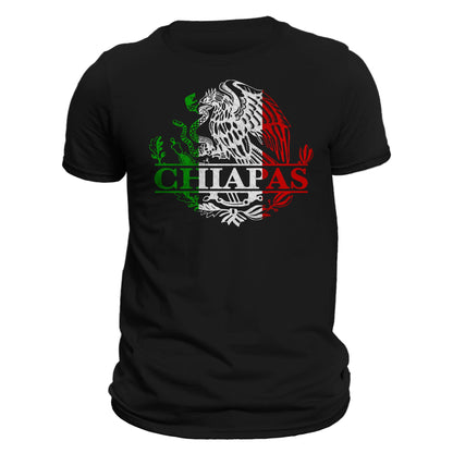 Chiapas Mexico Eagle Emblem Mexican T-Shirt