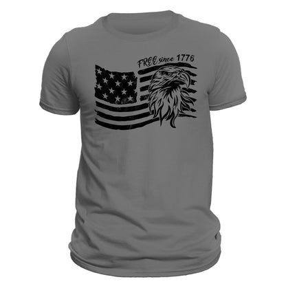 America Free Since 1776 Flag T-Shirt