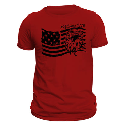 America Free Since 1776 Flag T-Shirt