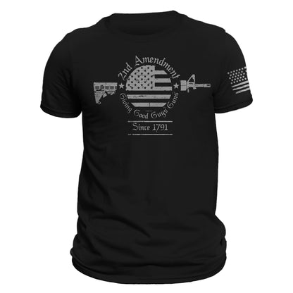 USA 2nd Amendment Giving Good Guys Guns T-Shirt