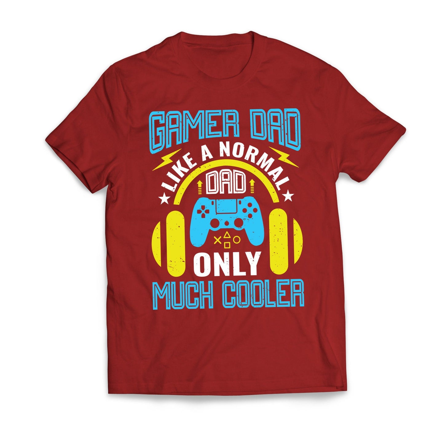 Gamer DAD Like A Normal DAD Only Much Cooler Father's Day Men's T-Shirt