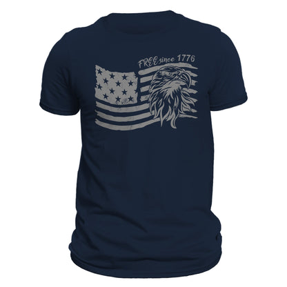 America Free Since 1776 Flag T-Shirt