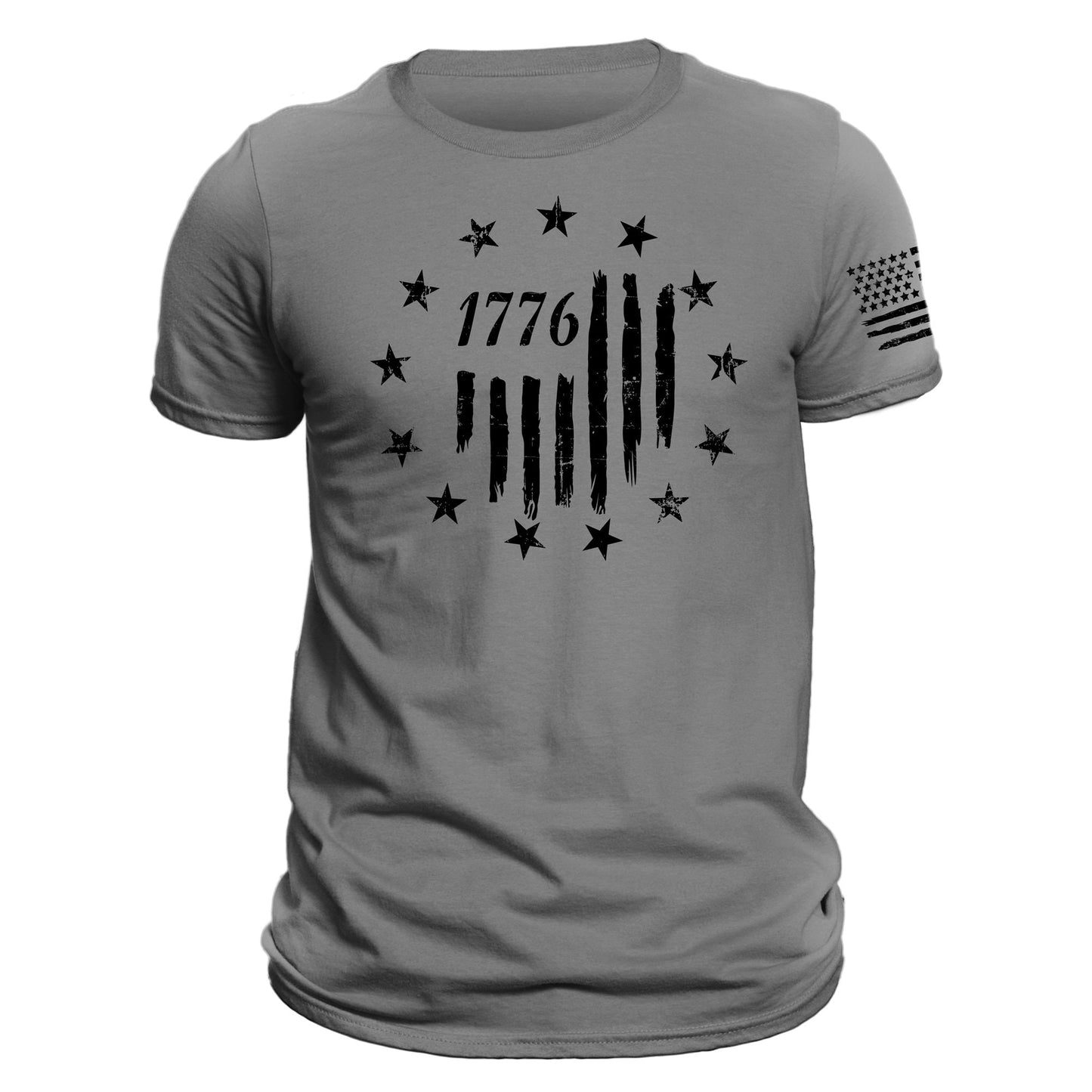 USA 1776 Distressed Betsy Ross Flag T-Shirt