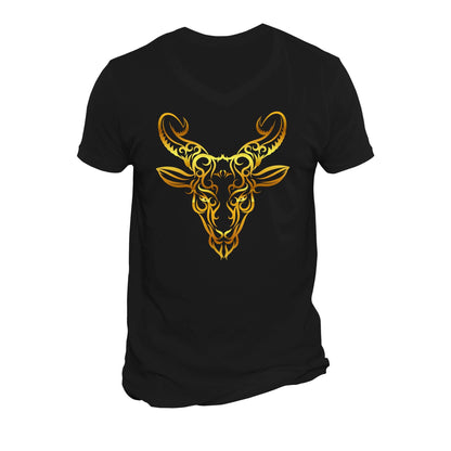 Capricorn Zodiac Sign Horoscope Men's V-Neck T-Shirt