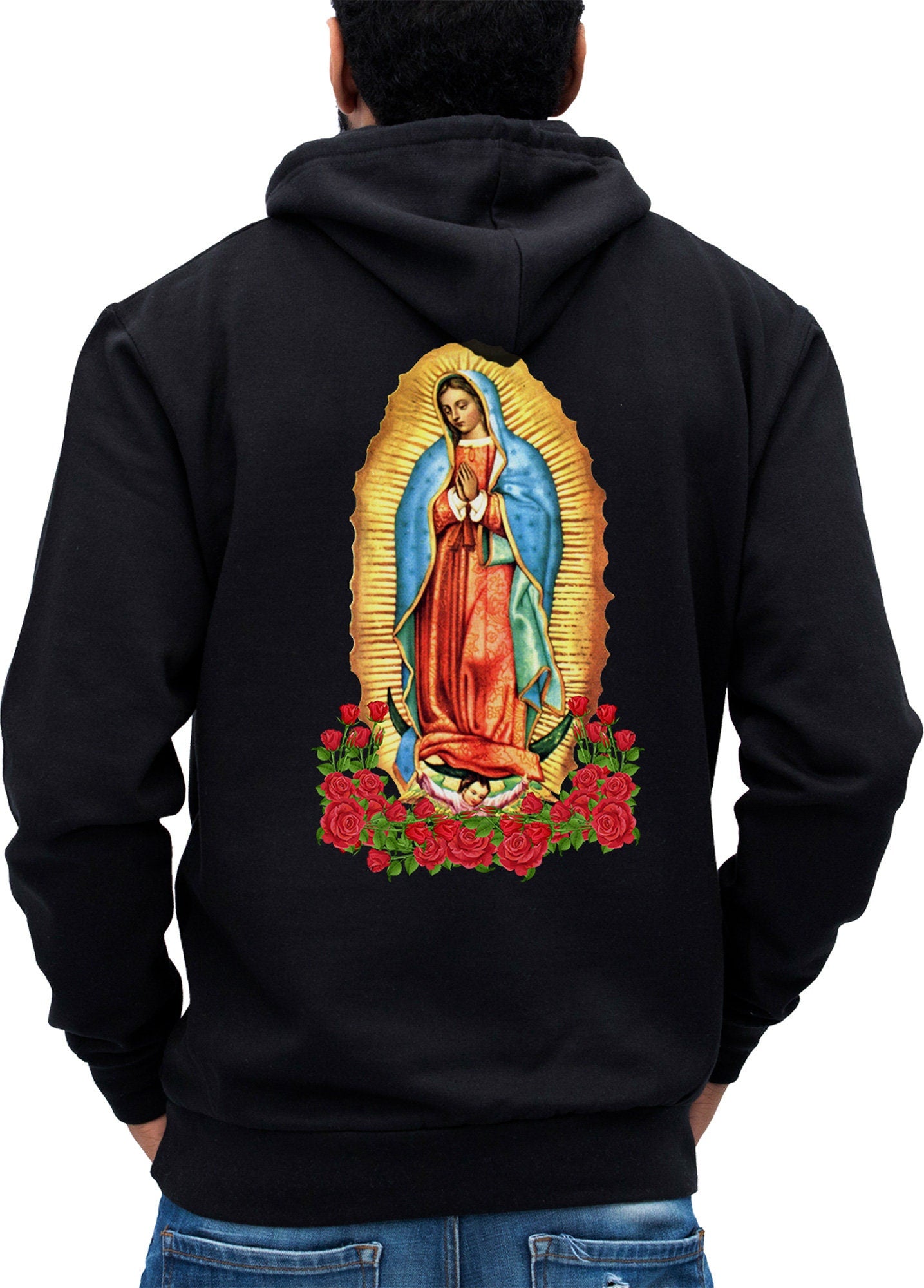 Virgen de Guadalupe Hoodie Sweatshirt