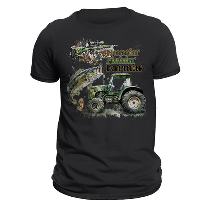 Hunting Fishing Farming Men's T-Shirt