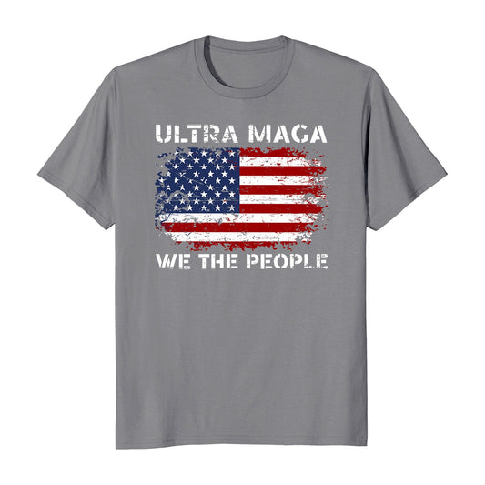 Ultra Maga Flag Pro Trump 2024 Election T-Shirt