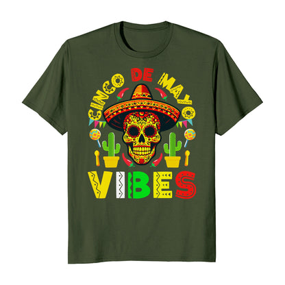 Cinco De Mayo Vibes Cinco De Mayo Batalla De Puebla Hispanic Heritage T-Shirt