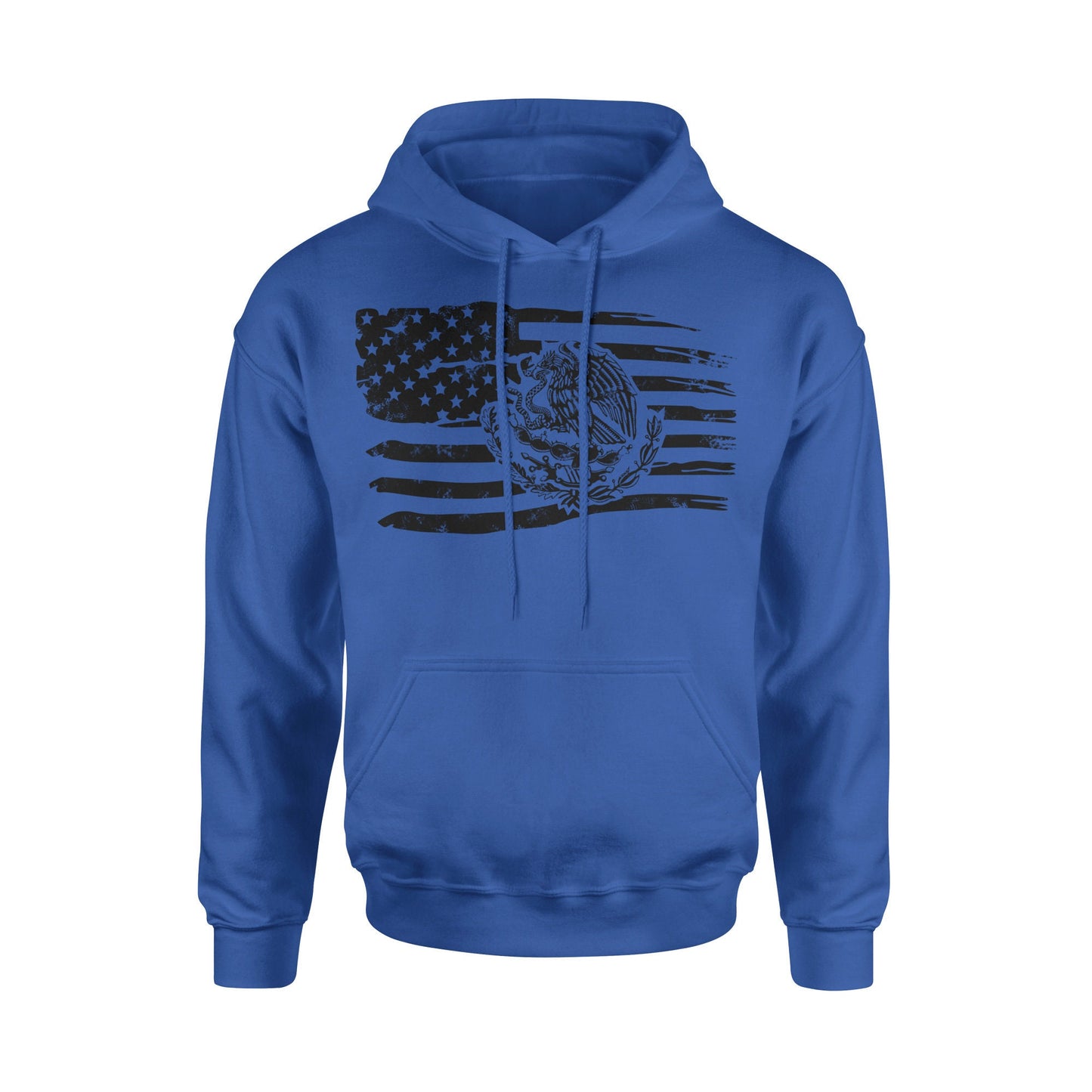 Mexican American Flag Hoodie Sweatshirt