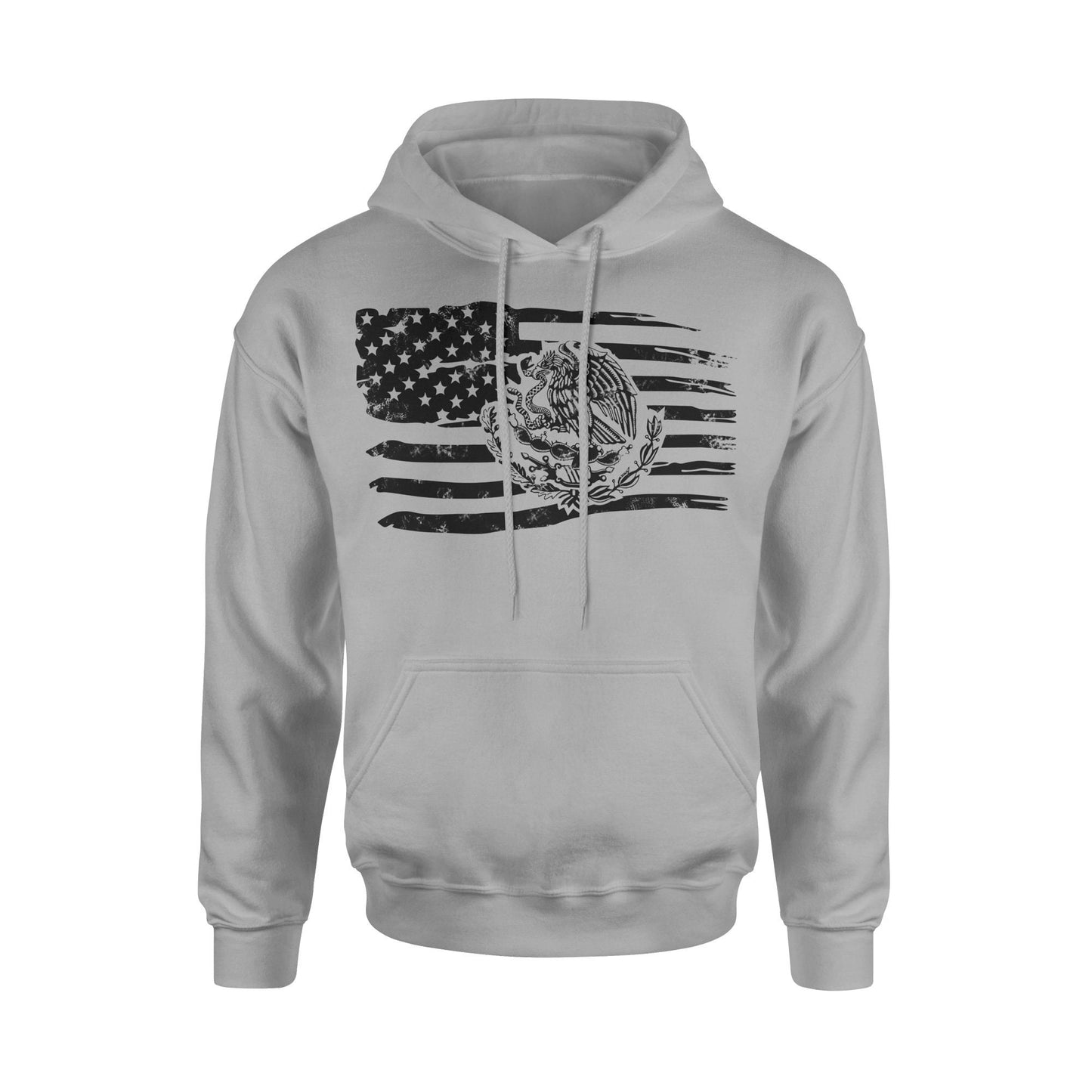 Mexican American Flag Hoodie Sweatshirt