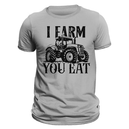 Farming Tractor I Farm You Eat Men's T-Shirt