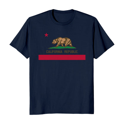 California Republic Bear Flag Men's T-Shirt