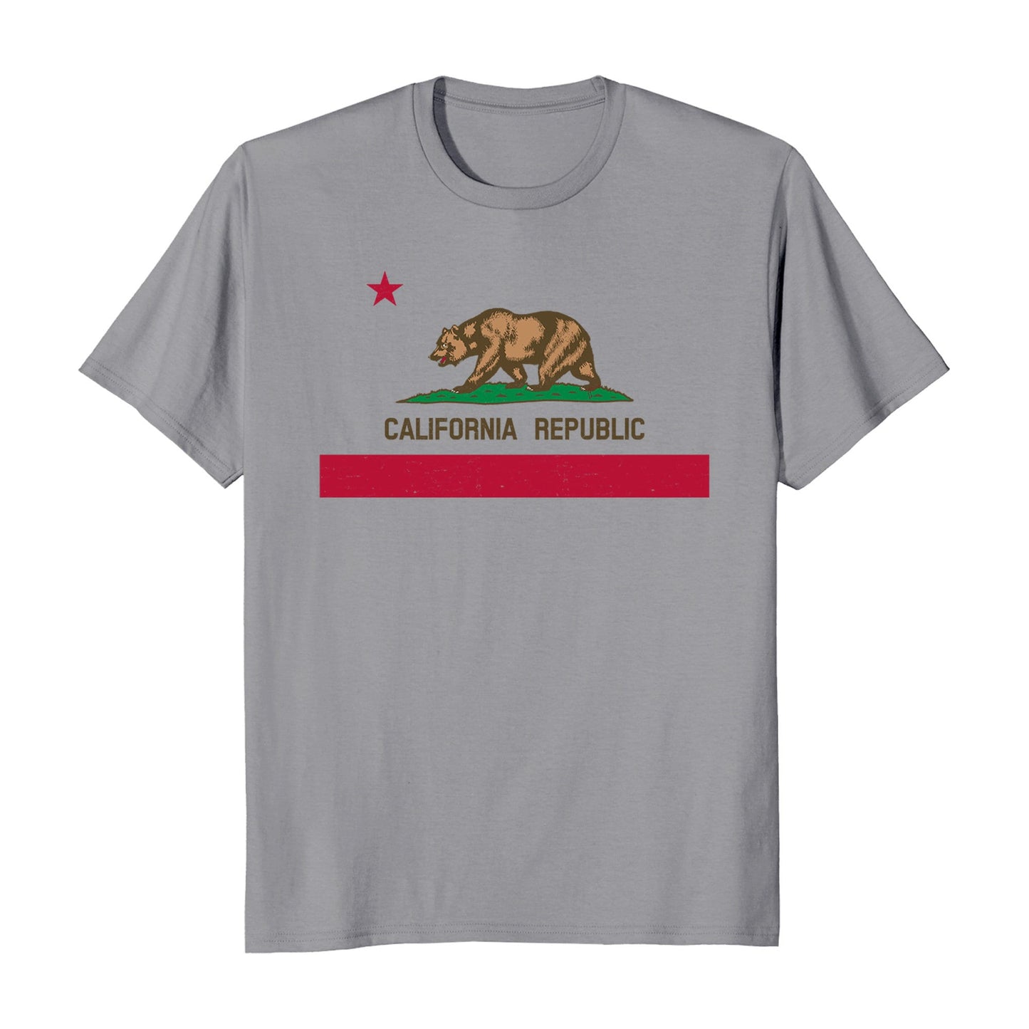 California Republic Bear Flag Men's T-Shirt