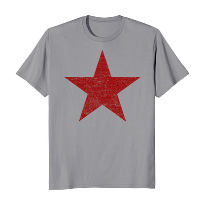 Distressed Red Star Men's T-Shirt