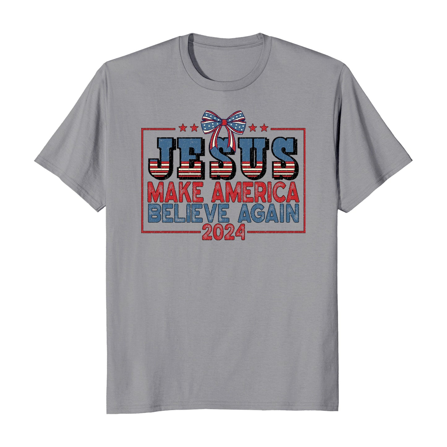 Jesus Make America Believe Again 2024 Election T-Shirt