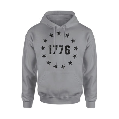 1776 Betsy Ross Flag Patriotic Hoodie Sweatshirt