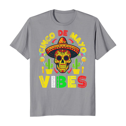 Cinco De Mayo Vibes Cinco De Mayo Batalla De Puebla Hispanic Heritage T-Shirt